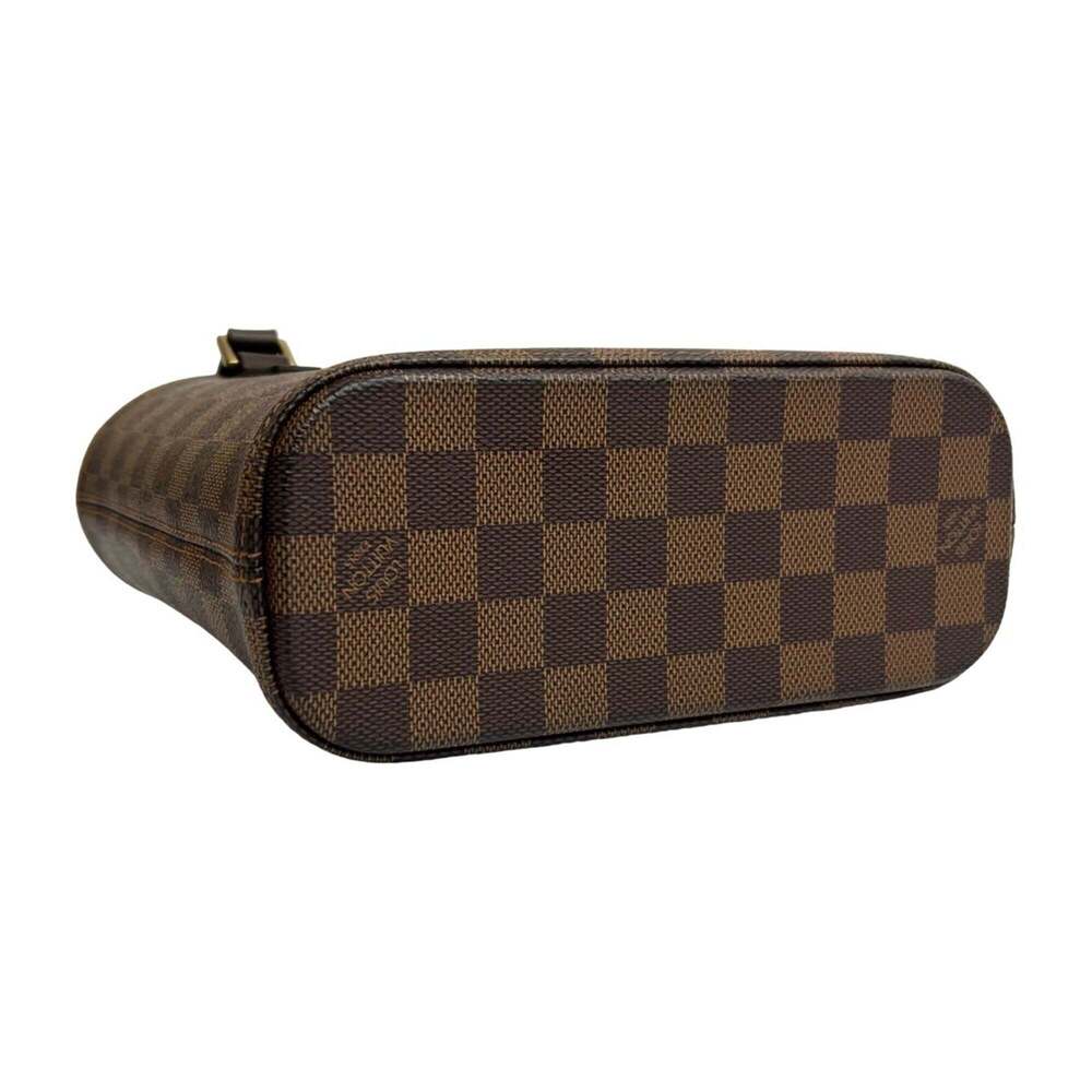 LOUIS VUITTON Vintage Brown Damier Leather Tote Bag - Picture 7 of 10
